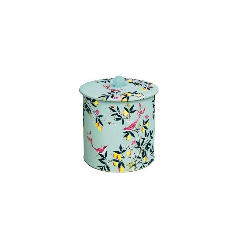 Image d'une boîte de biscuits la Sablésienne en métal